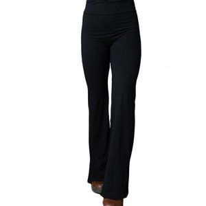 Women's Flare Leggings - Buttery Soft - Ankle Slit